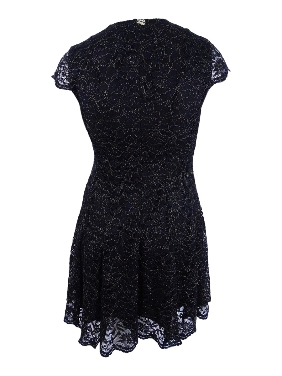 Tommy hilfiger lace fit and flare dress sale